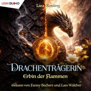Hörbuch "Drachenträgerin", gelesen von Fanny Bechert und Lars Walther